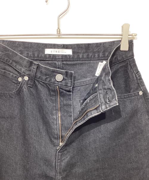 ETRE TOKYO（エトレトウキョウ）ETRE TOKYO (エトレトウキョウ) ボリュームローウエストデニム グレー サイズ:Mの古着・服飾アイテム