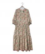 TOCCAトッカ）の古着「リバティープリントティアードワンピース」｜マルチカラー