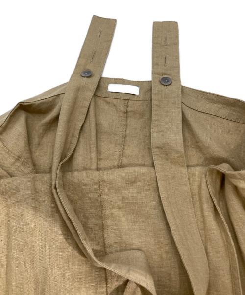 fog linen work（フォグリネンワーク）fog linen work (フォグリネンワーク) MANON オーバードレス ブラウン サイズ:記載なしの古着・服飾アイテム