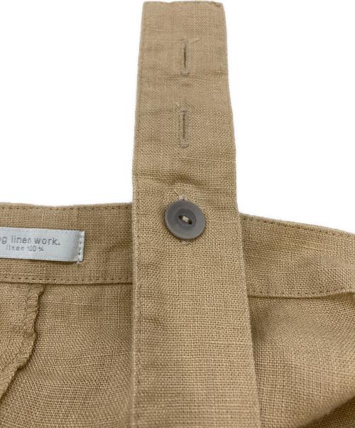 fog linen work（フォグリネンワーク）fog linen work (フォグリネンワーク) MANON オーバードレス ブラウン サイズ:記載なしの古着・服飾アイテム