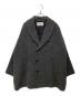 nest Robe（ネストローブ）の古着「シェットランドモッサーショールカラーコート」｜グレー