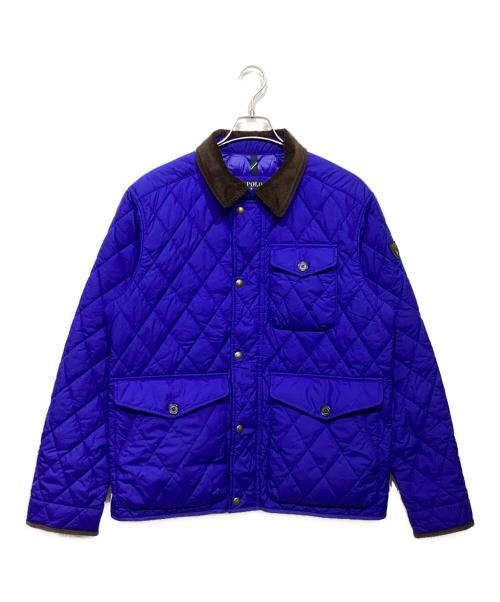POLO RALPH LAUREN（ポロ・ラルフローレン）POLO RALPH LAUREN (ポロ・ラルフローレン) キルティングジャケット ブルー サイズ:Mの古着・服飾アイテム