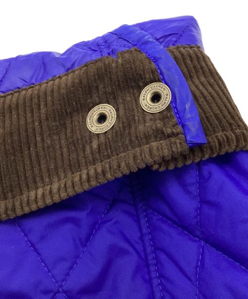 POLO RALPH LAUREN（ポロ・ラルフローレン）POLO RALPH LAUREN (ポロ・ラルフローレン) キルティングジャケット ブルー サイズ:Mの古着・服飾アイテム