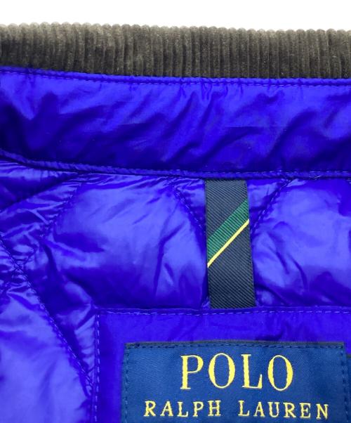POLO RALPH LAUREN（ポロ・ラルフローレン）POLO RALPH LAUREN (ポロ・ラルフローレン) キルティングジャケット ブルー サイズ:Mの古着・服飾アイテム