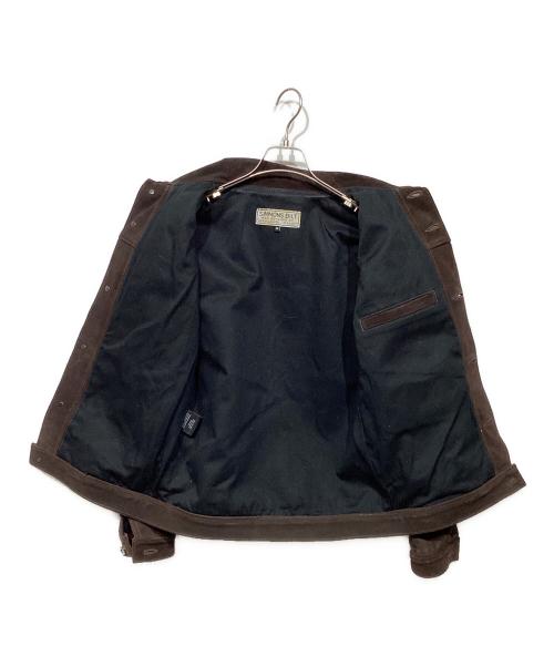 SIMMONS BILT（シモンズビルト）SIMMONS BILT (シモンズビルト) Vicki TYPE3 leather trucker Jacket ブラウン サイズ:Mの古着・服飾アイテム