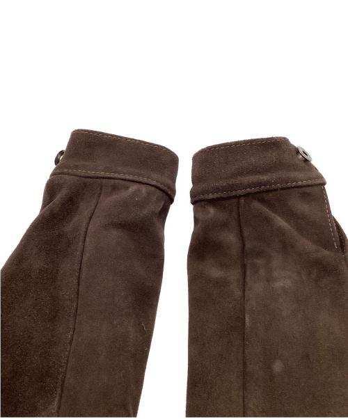 SIMMONS BILT（シモンズビルト）SIMMONS BILT (シモンズビルト) Vicki TYPE3 leather trucker Jacket ブラウン サイズ:Mの古着・服飾アイテム