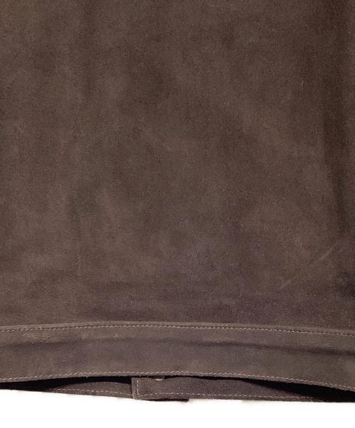 SIMMONS BILT（シモンズビルト）SIMMONS BILT (シモンズビルト) Vicki TYPE3 leather trucker Jacket ブラウン サイズ:Mの古着・服飾アイテム