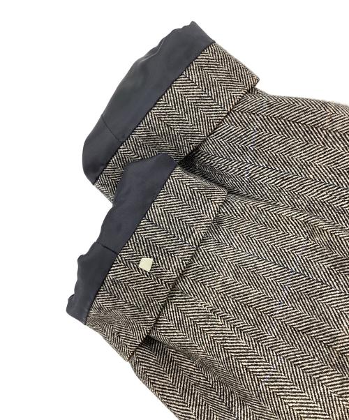 Burberry's（バーバリー）Burberry's (バーバリー) ヘリンボーン比翼コート グレー サイズ:90 165の古着・服飾アイテム