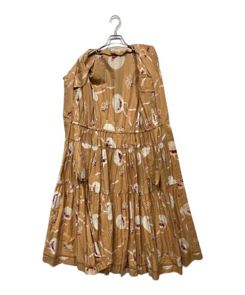 PINK HOUSE（ピンクハウス）PINK HOUSE (ピンクハウス) 帽子柄セーラーカラーワンピース　P0123FA08 ブラウン サイズ:Freeの古着・服飾アイテム