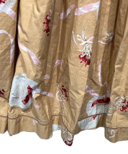 PINK HOUSE（ピンクハウス）PINK HOUSE (ピンクハウス) 帽子柄セーラーカラーワンピース　P0123FA08 ブラウン サイズ:Freeの古着・服飾アイテム