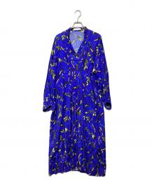 christian wijnants（クリスチャン ワイナンツ）の古着「総柄ワンピース」｜ブルー