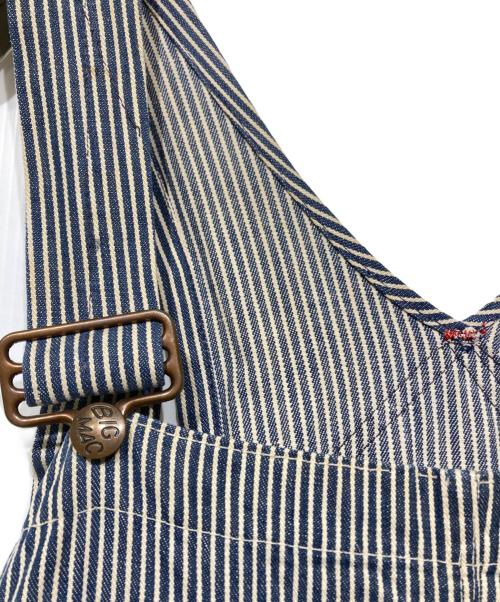 big mac（ビッグマック）big mac (ビッグマック) 70ｓ ヒッコリーオーバーオール ネイビー×ベージュ サイズ:不明の古着・服飾アイテム