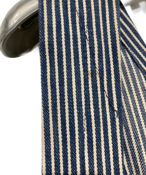 big mac（ビッグマック）big mac (ビッグマック) 70ｓ ヒッコリーオーバーオール ネイビー×ベージュ サイズ:不明の古着・服飾アイテム