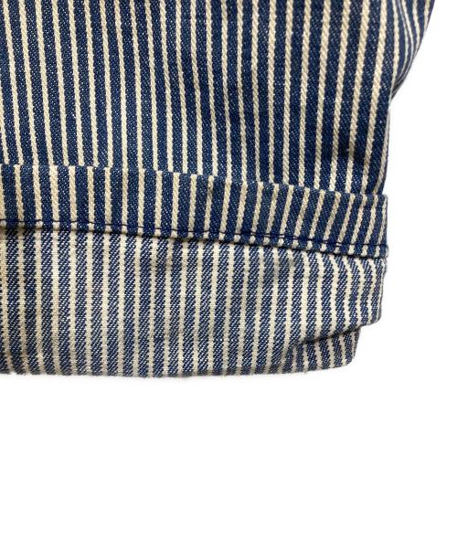 big mac（ビッグマック）big mac (ビッグマック) 70ｓ ヒッコリーオーバーオール ネイビー×ベージュ サイズ:不明の古着・服飾アイテム