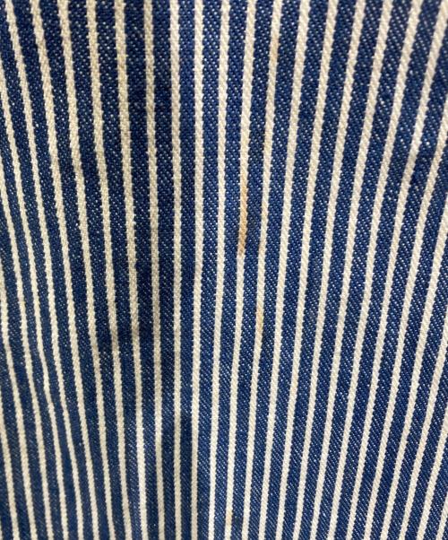 big mac（ビッグマック）big mac (ビッグマック) 70ｓ ヒッコリーオーバーオール ネイビー×ベージュ サイズ:不明の古着・服飾アイテム