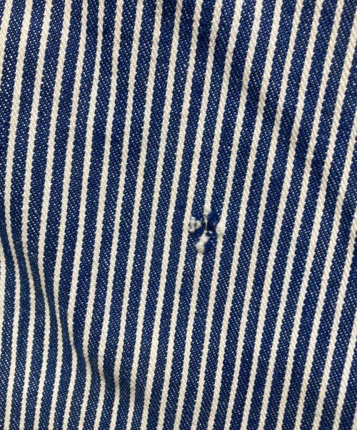 big mac（ビッグマック）big mac (ビッグマック) 70ｓ ヒッコリーオーバーオール ネイビー×ベージュ サイズ:不明の古着・服飾アイテム