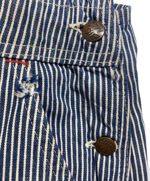 big mac（ビッグマック）big mac (ビッグマック) 70ｓ ヒッコリーオーバーオール ネイビー×ベージュ サイズ:不明の古着・服飾アイテム