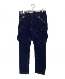 POLO RALPH LAUREN（ポロ・ラルフローレン）の古着「コーデュロイカーゴパンツ」｜ネイビー