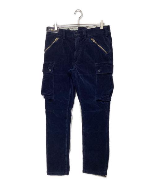 POLO RALPH LAUREN（ポロ・ラルフローレン）POLO RALPH LAUREN (ポロ・ラルフローレン) コーデュロイカーゴパンツ ネイビー サイズ:33の古着・服飾アイテム