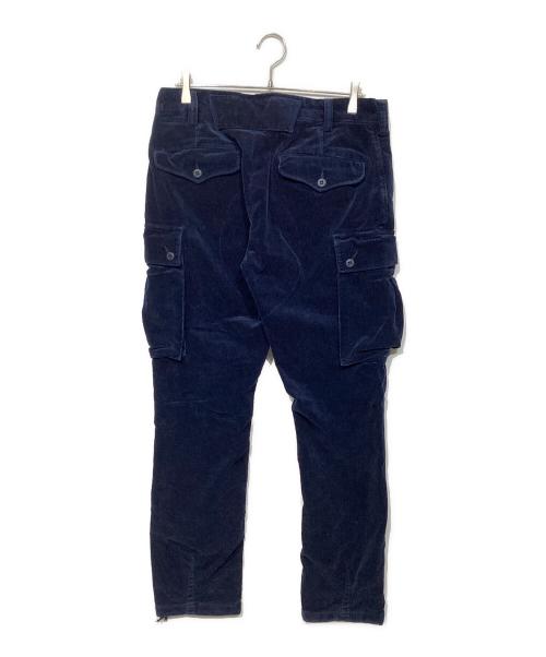 POLO RALPH LAUREN（ポロ・ラルフローレン）POLO RALPH LAUREN (ポロ・ラルフローレン) コーデュロイカーゴパンツ ネイビー サイズ:33の古着・服飾アイテム