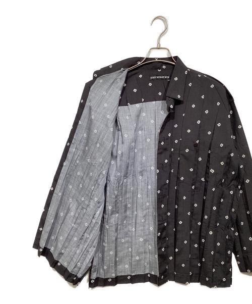 ISSEY MIYAKE MEN（イッセイミヤケメン）ISSEY MIYAKE MEN (イッセイミヤケメン) 総柄シャツ ブラック サイズ:2の古着・服飾アイテム