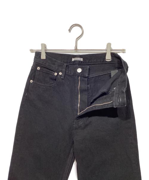 AURALEE（オーラリー）AURALEE (オーラリー) HARD TWIST BROWN DENIM 5P PANTS A23AP02MD ブラック サイズ:W26の古着・服飾アイテム