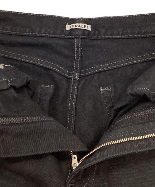 AURALEE（オーラリー）AURALEE (オーラリー) HARD TWIST BROWN DENIM 5P PANTS A23AP02MD ブラック サイズ:W26の古着・服飾アイテム