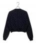 CABAN (キャバン) コットンカシミヤ ドットジャカードクルーネックカーディガン ブラック サイズ:Free：18000円