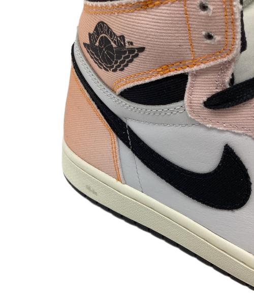 NIKE（ナイキ）NIKE (ナイキ) Air Jordan 1 High OG DX0054-805 ホワイト×オレンジ×ネイビー サイズ:US9の古着・服飾アイテム