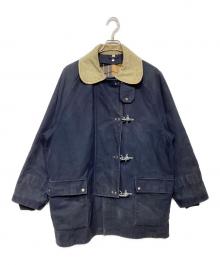 fay（フェイ）の古着「ライナー付きファイヤーマンコート」｜ネイビー×ベージュ