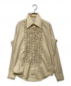 Lion of Troyライオン オブ トロイ）の古着「フリルシャツ」｜イエロー