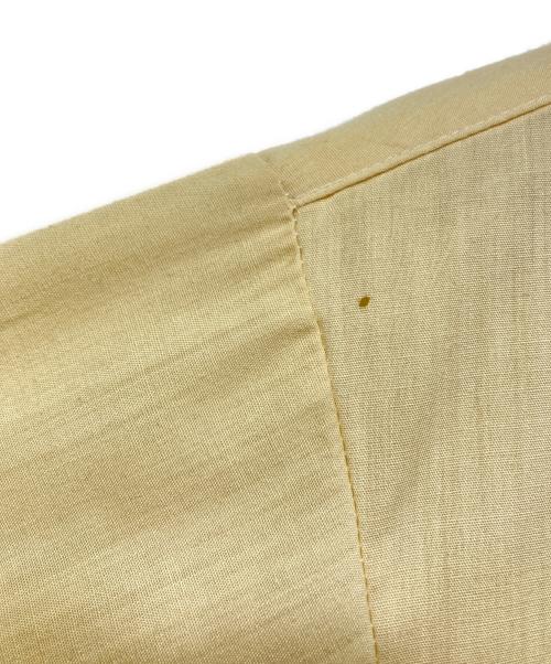 Lion of Troy（ライオン オブ トロイ）Lion of Troy (ライオン オブ トロイ) フリルシャツ イエロー サイズ:15 1/2 34の古着・服飾アイテム