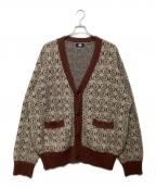 SOL soonerorlaterスーナーオアレイター）の古着「Shaggy Knit Cardigan」｜ブラウン