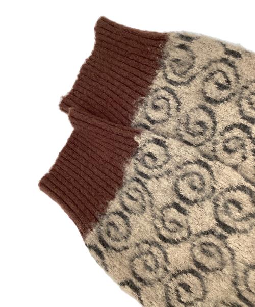 SOL soonerorlater（スーナーオアレイター）SOL soonerorlater (スーナーオアレイター) Shaggy Knit Cardigan ブラウン サイズ:記載なしの古着・服飾アイテム