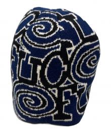 SOL soonerorlater×FUC Fackupclothes（スーナーオアレイター×ファック・アップ・クローズ）の古着「GuruGuruビーニー」｜ネイビー×ブラック