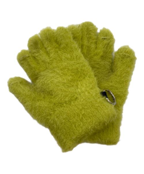 SOL soonerorlater（スーナーオアレイター）SOL soonerorlater (スーナーオアレイター) GuruGuru Hairy Gloves イエローの古着・服飾アイテム