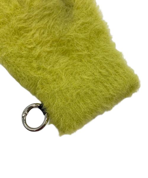 SOL soonerorlater（スーナーオアレイター）SOL soonerorlater (スーナーオアレイター) GuruGuru Hairy Gloves イエローの古着・服飾アイテム