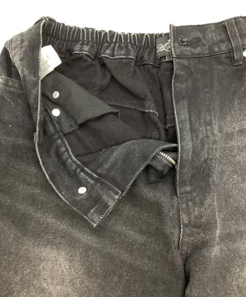 AFB（エーエフビー）AFB (エーエフビー) STRAIGHT STUDDED PANTS ブラック サイズ:Mの古着・服飾アイテム