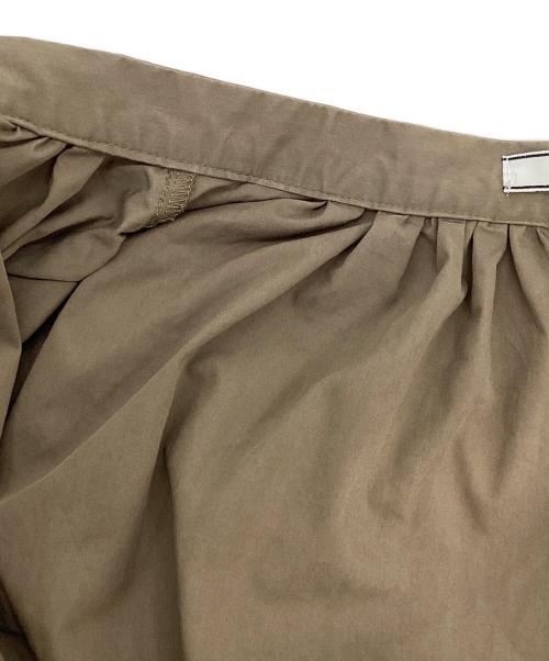 BEIGE（ベイジ）BEIGE (ベイジ) HYDRANGEA ギャザーワンピース ブラウン サイズ:2の古着・服飾アイテム