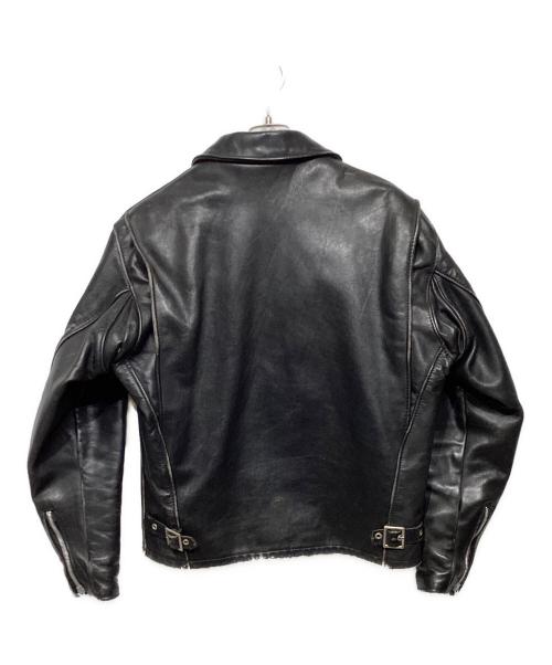 Schott（ショット）Schott (ショット) 642 ライナー付シングルライダースジャケット　1780305012 ブラック サイズ:40の古着・服飾アイテム
