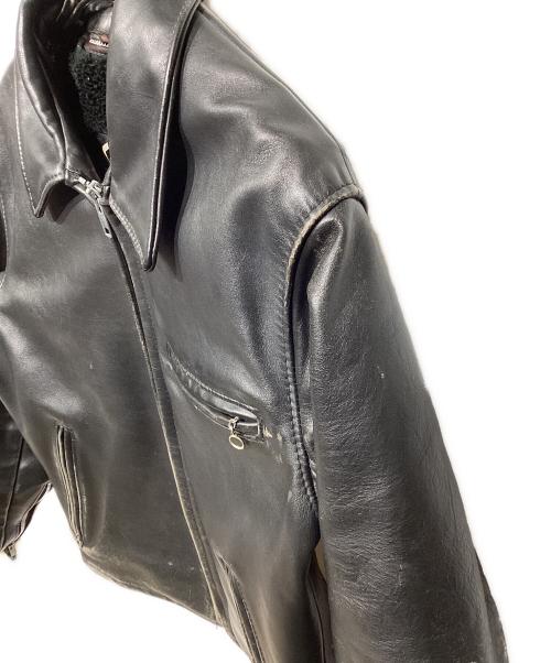 Schott（ショット）Schott (ショット) 642 ライナー付シングルライダースジャケット　1780305012 ブラック サイズ:40の古着・服飾アイテム