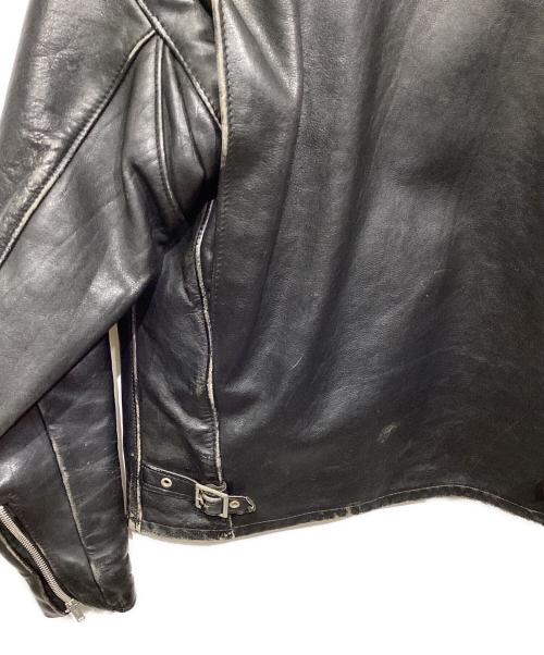 Schott（ショット）Schott (ショット) 642 ライナー付シングルライダースジャケット　1780305012 ブラック サイズ:40の古着・服飾アイテム