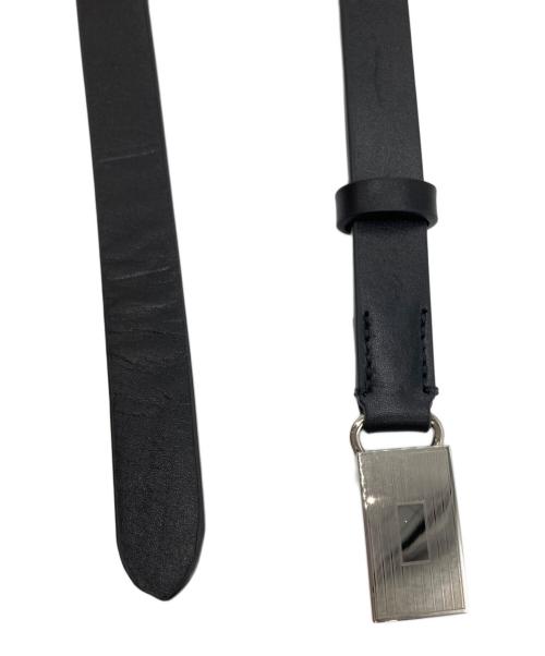 AURALEE（オーラリー）AURALEE (オーラリー) SLIDE BUCKLE BELT ブラックの古着・服飾アイテム