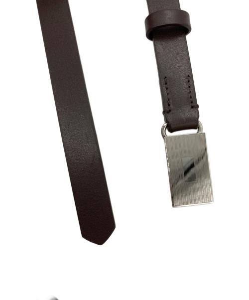 AURALEE（オーラリー）AURALEE (オーラリー) SLIDE BUCKLE BELT BROWN ブラウンの古着・服飾アイテム