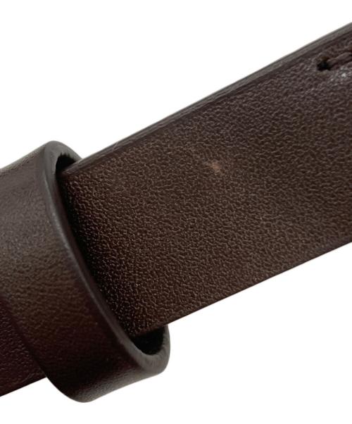 AURALEE（オーラリー）AURALEE (オーラリー) SLIDE BUCKLE BELT BROWN ブラウンの古着・服飾アイテム