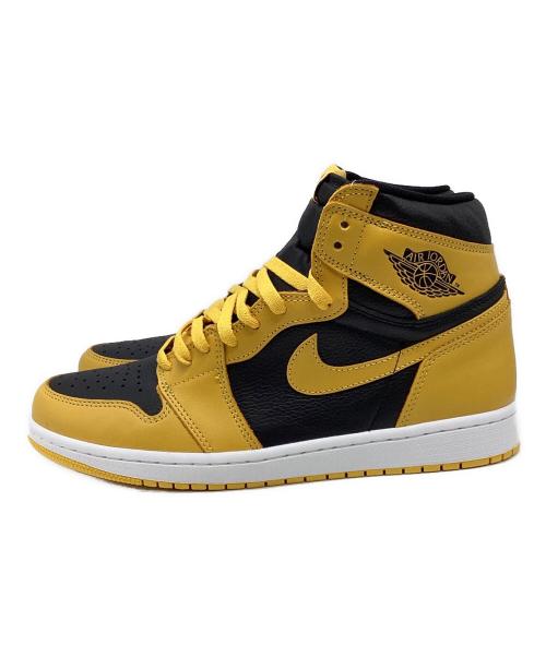 NIKE（ナイキ）NIKE (ナイキ) 555088-701　AIR JORDAN 1 RETRO HIGH OG POLLEN  イエロー×ブラック サイズ:US10 未使用品の古着・服飾アイテム