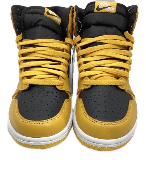 NIKE（ナイキ）NIKE (ナイキ) 555088-701　AIR JORDAN 1 RETRO HIGH OG POLLEN  イエロー×ブラック サイズ:US10 未使用品の古着・服飾アイテム