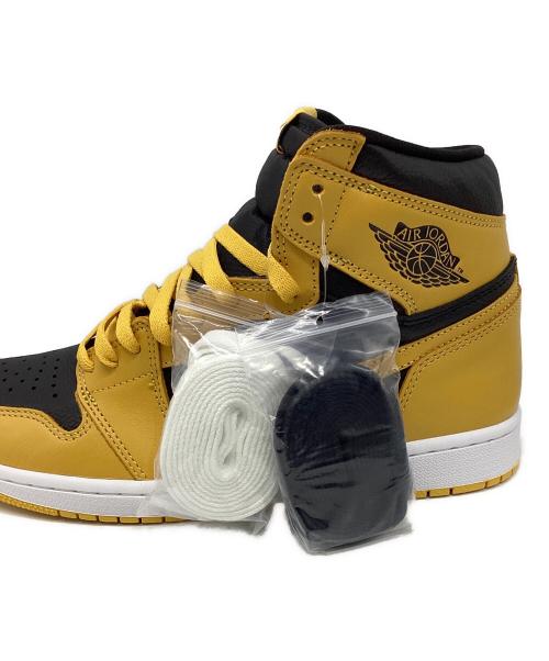 NIKE（ナイキ）NIKE (ナイキ) 555088-701　AIR JORDAN 1 RETRO HIGH OG POLLEN  イエロー×ブラック サイズ:US10 未使用品の古着・服飾アイテム