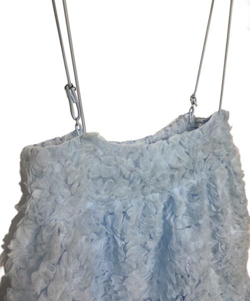 POPPY（ポピー）POPPY (ポピー) Tulle balloon tunic スカイブルー サイズ:Freeの古着・服飾アイテム