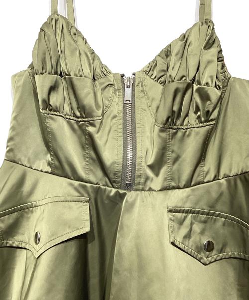 POPPY（ポピー）POPPY (ポピー) military flare tunic オリーブ サイズ:Fの古着・服飾アイテム